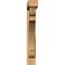 Ekena Millwork Olympic Block Smooth Bracket w/ Offset Brace, Western Red Cedar, 5 1/2"W x 34"D x 38"H BKT0604X34X38OLY05SWR - alternate 3